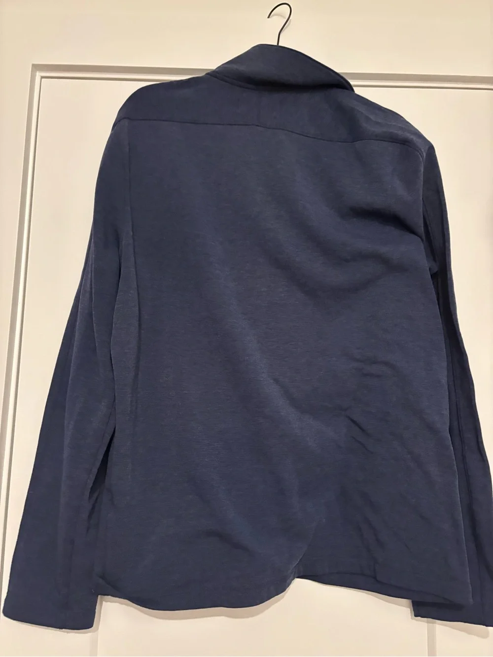 Banana Republic Polartec Men's Quarter-Zip Sweater - Navy Blue